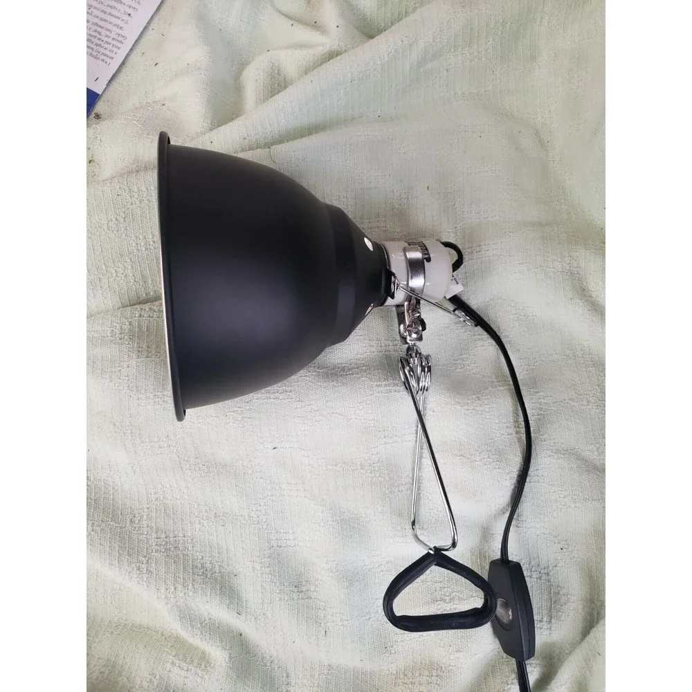 EUC Exo Terra PORTABLE Reptile Aluminum Dome LAMP Exo-Terra Swivel